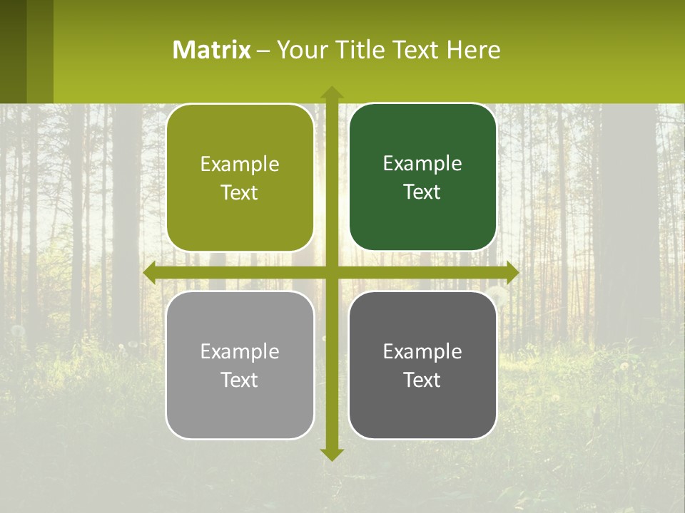Plant Trees Light PowerPoint Template