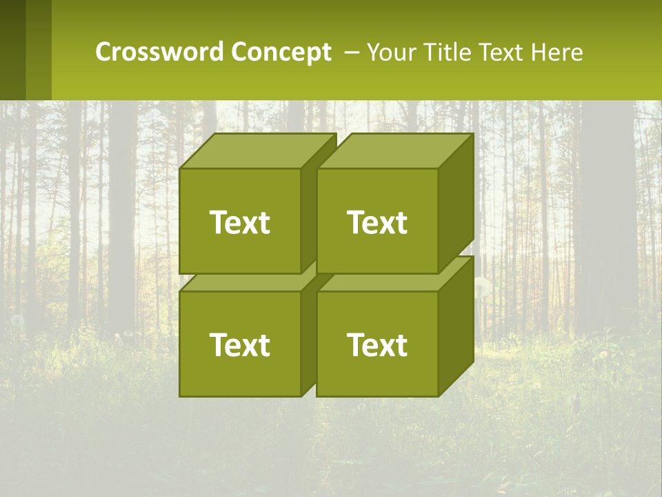 Plant Trees Light PowerPoint Template