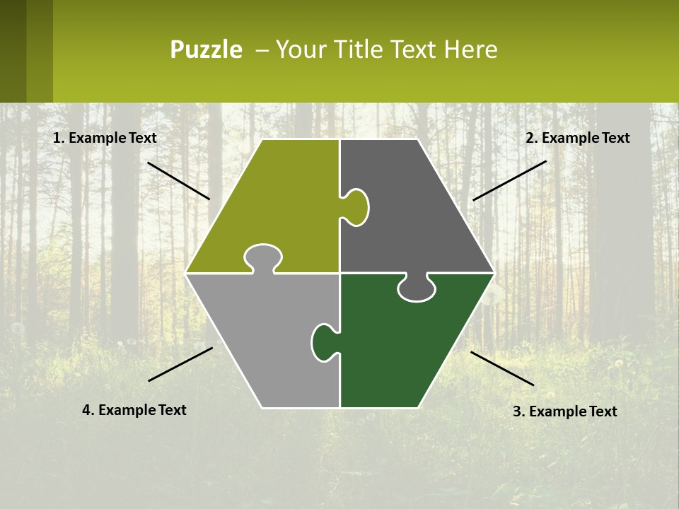Plant Trees Light PowerPoint Template