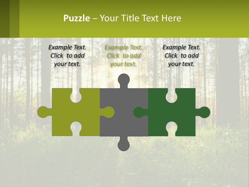 Plant Trees Light PowerPoint Template