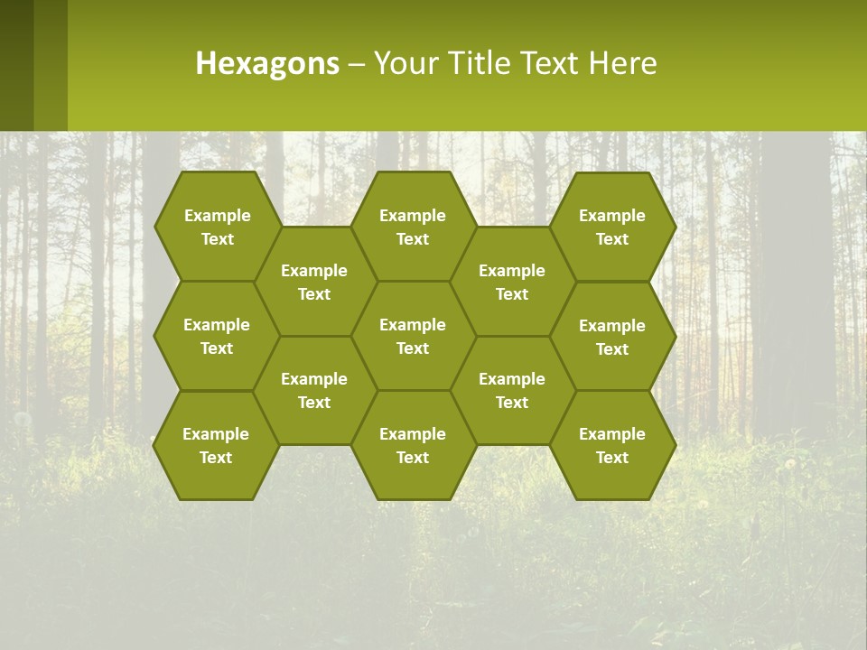 Plant Trees Light PowerPoint Template