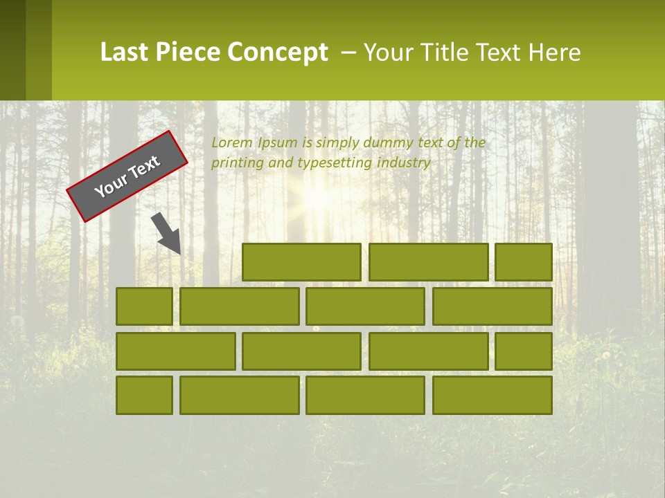 Plant Trees Light PowerPoint Template