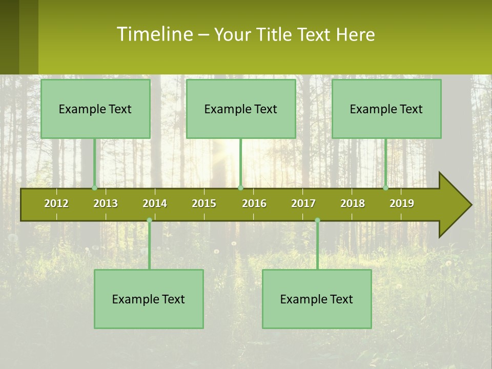 Plant Trees Light PowerPoint Template
