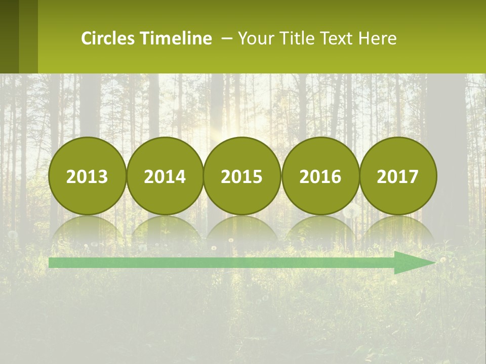 Plant Trees Light PowerPoint Template