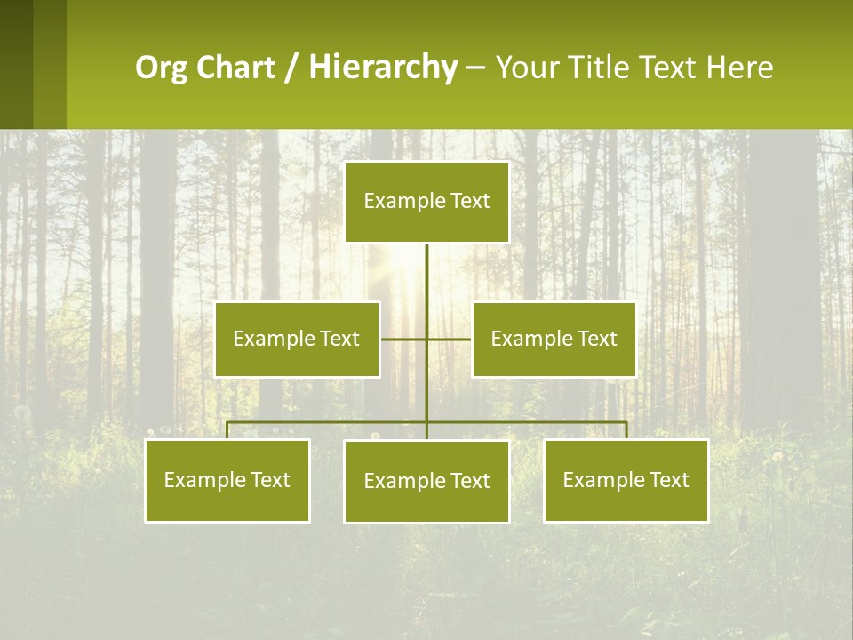 Plant Trees Light PowerPoint Template