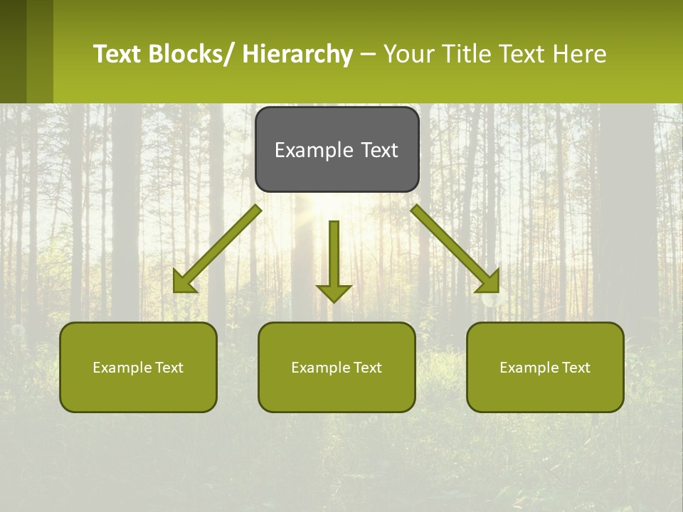 Plant Trees Light PowerPoint Template