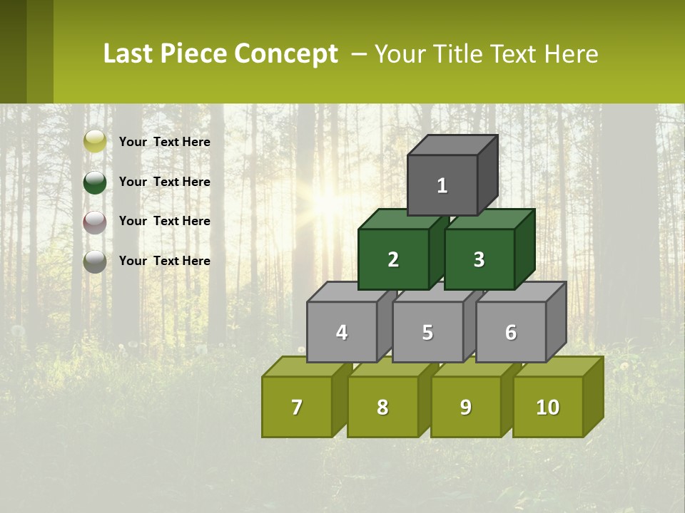 Plant Trees Light PowerPoint Template