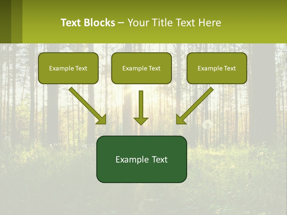 Plant Trees Light PowerPoint Template