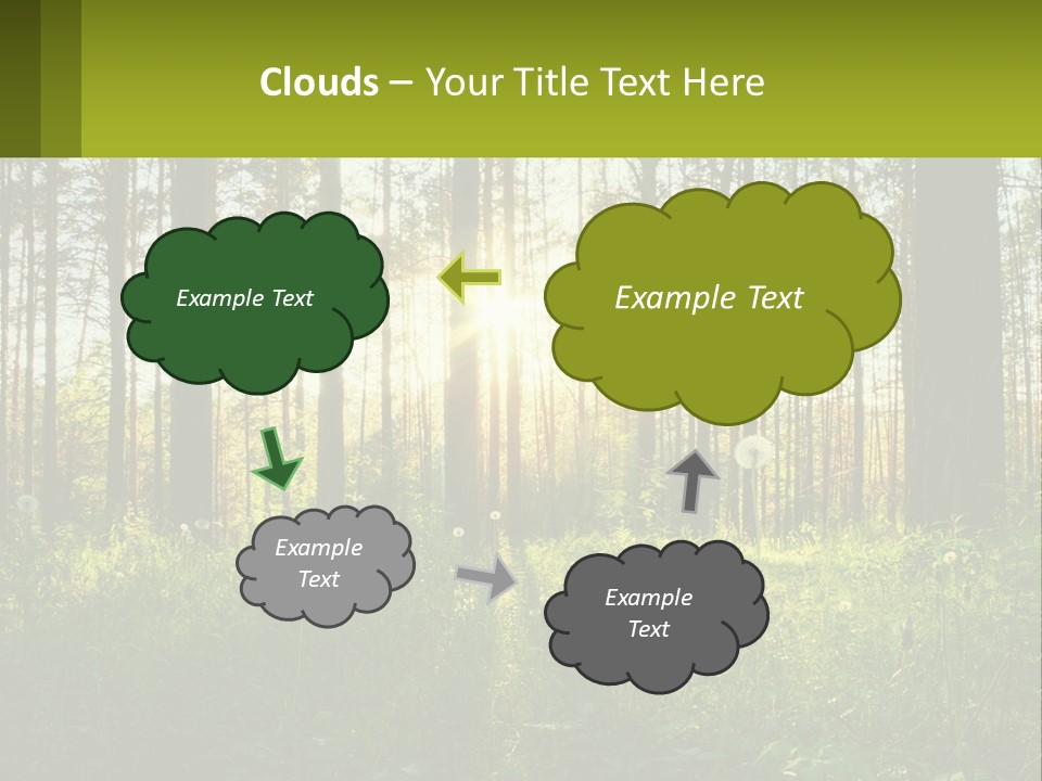 Plant Trees Light PowerPoint Template