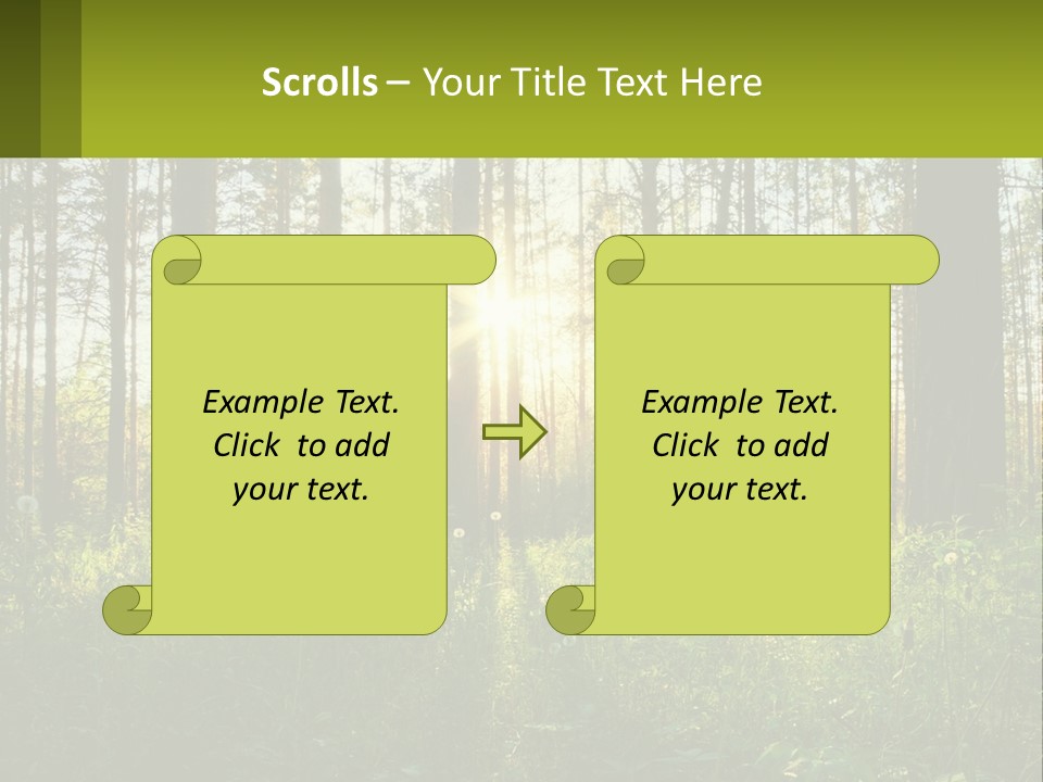 Plant Trees Light PowerPoint Template