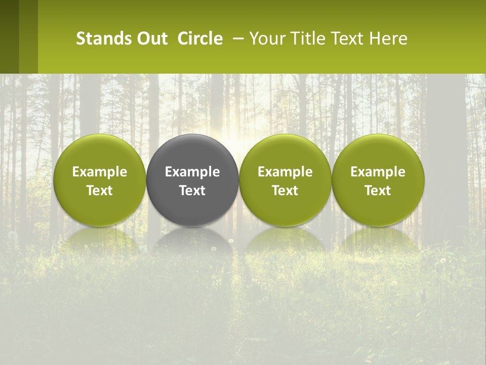 Plant Trees Light PowerPoint Template