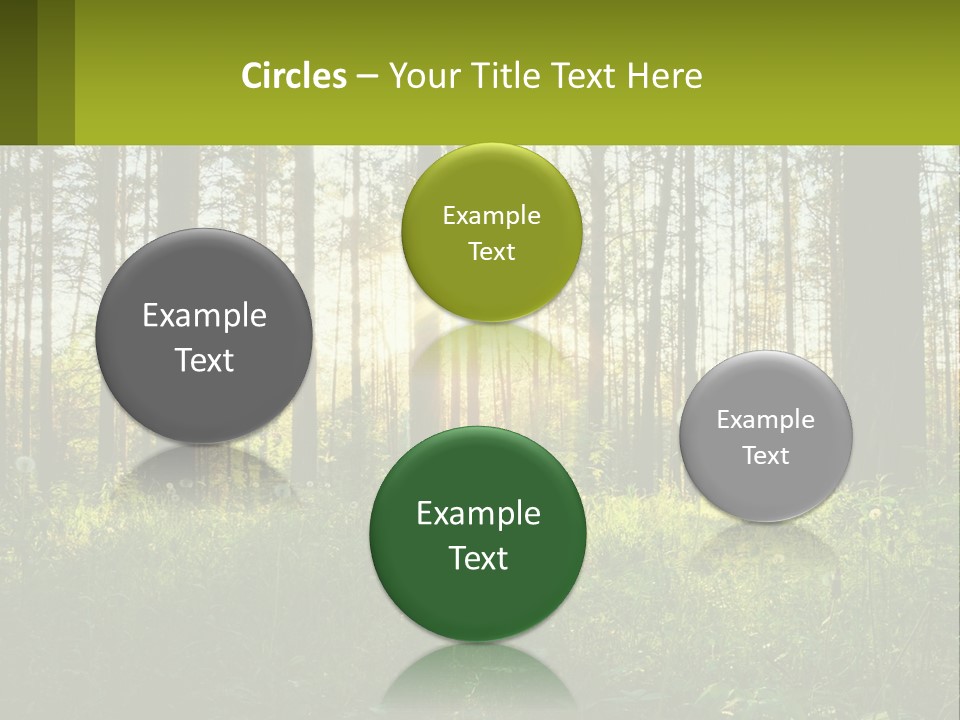 Plant Trees Light PowerPoint Template