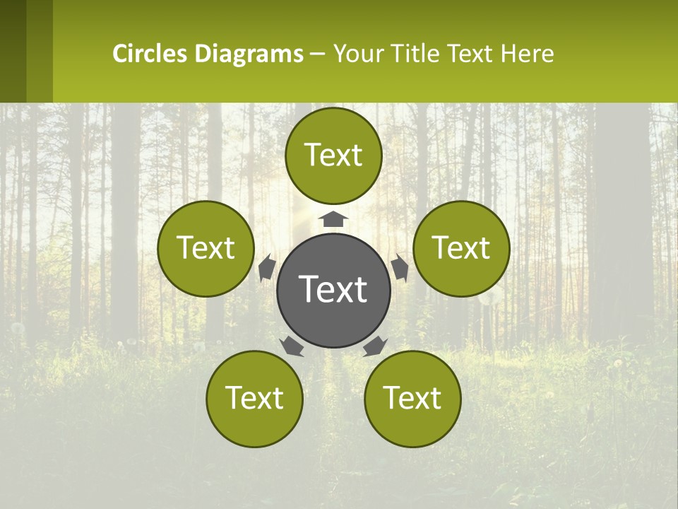 Plant Trees Light PowerPoint Template