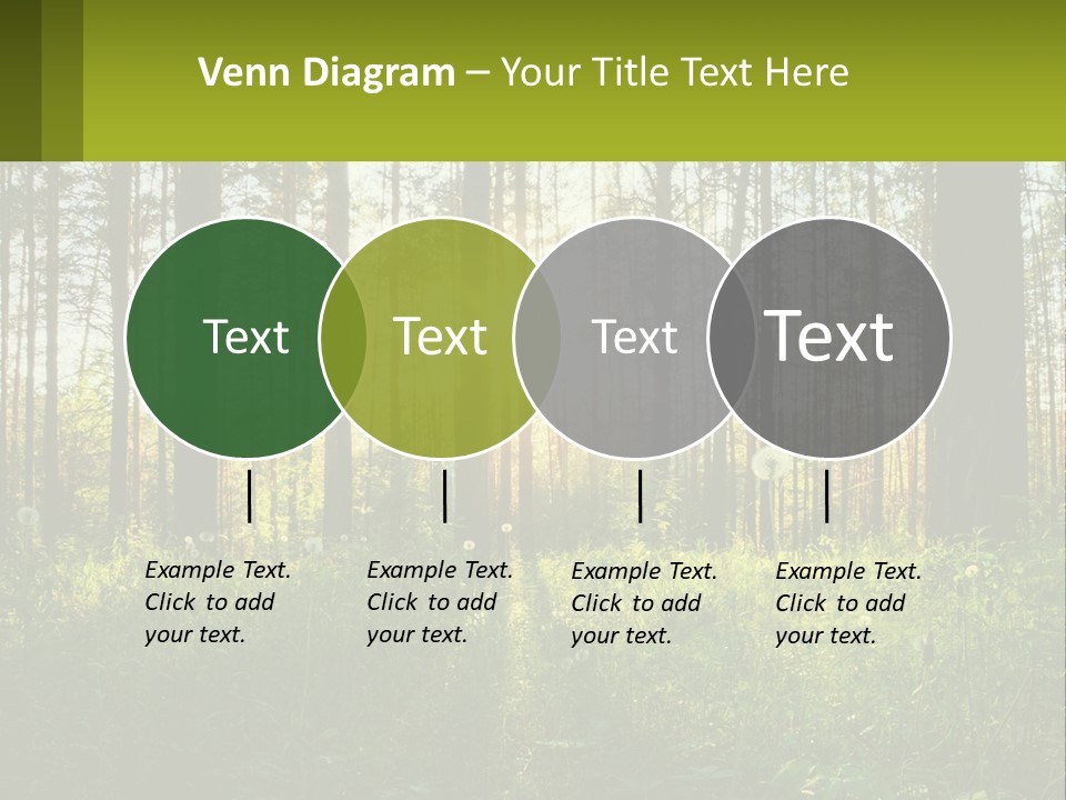 Plant Trees Light PowerPoint Template