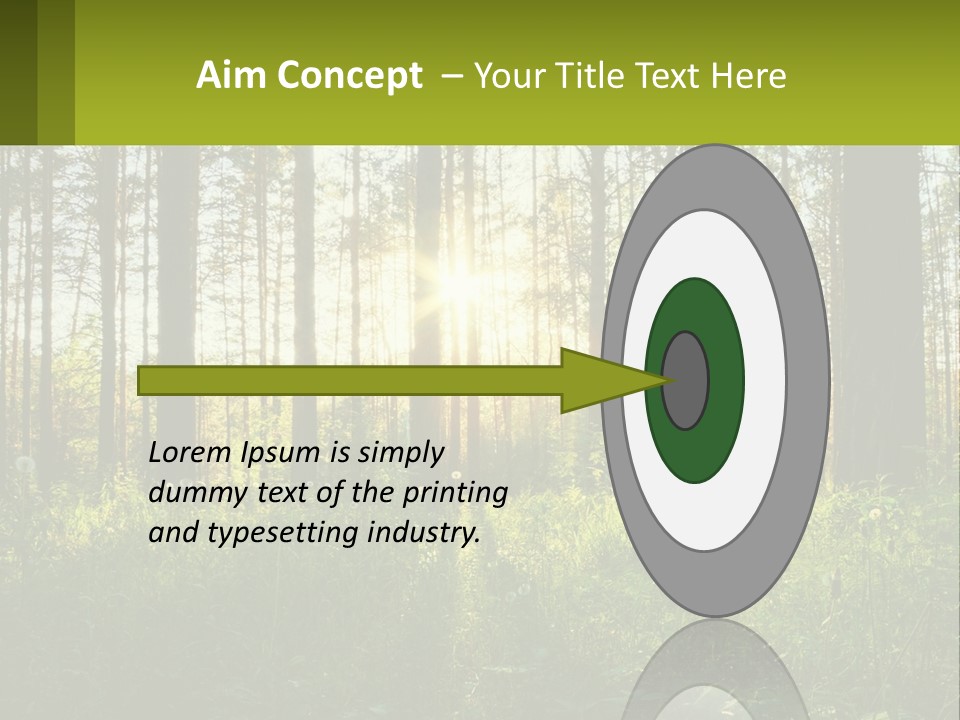 Plant Trees Light PowerPoint Template