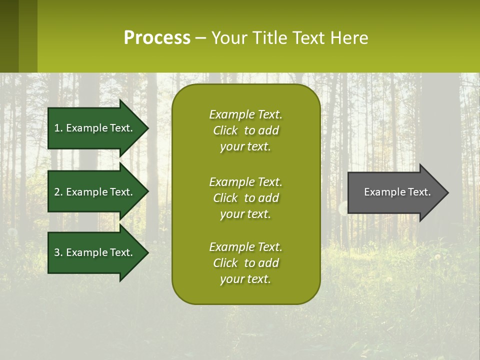 Plant Trees Light PowerPoint Template