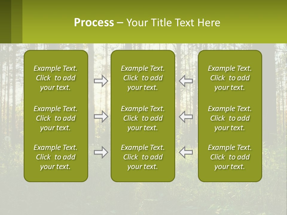 Plant Trees Light PowerPoint Template