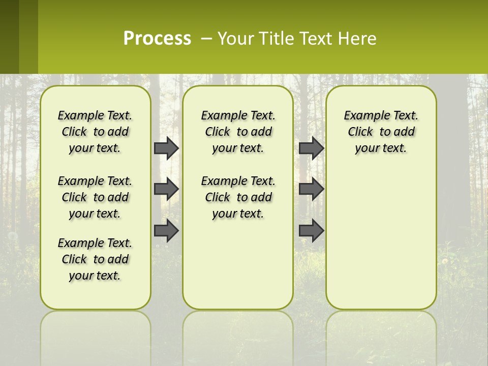Plant Trees Light PowerPoint Template