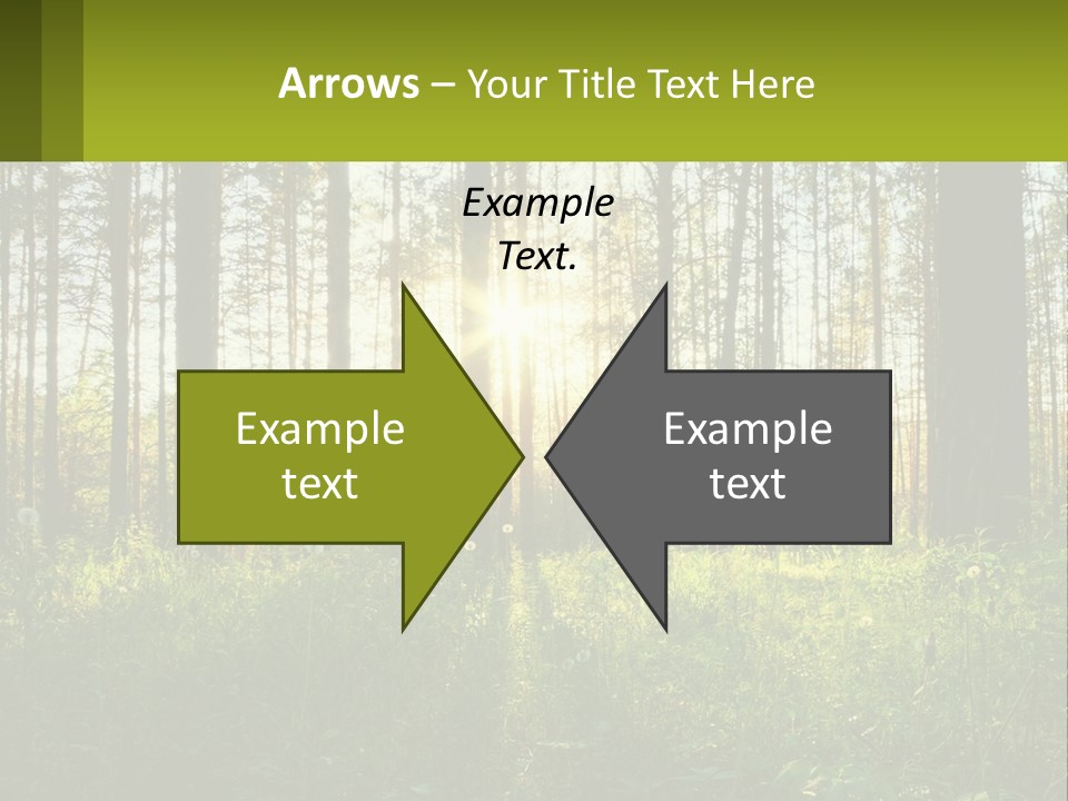 Plant Trees Light PowerPoint Template