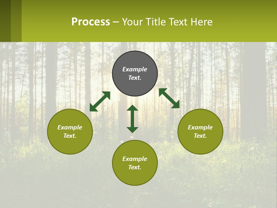 Plant Trees Light PowerPoint Template