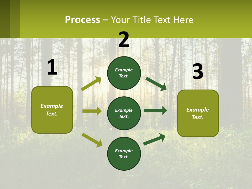 Plant Trees Light PowerPoint Template