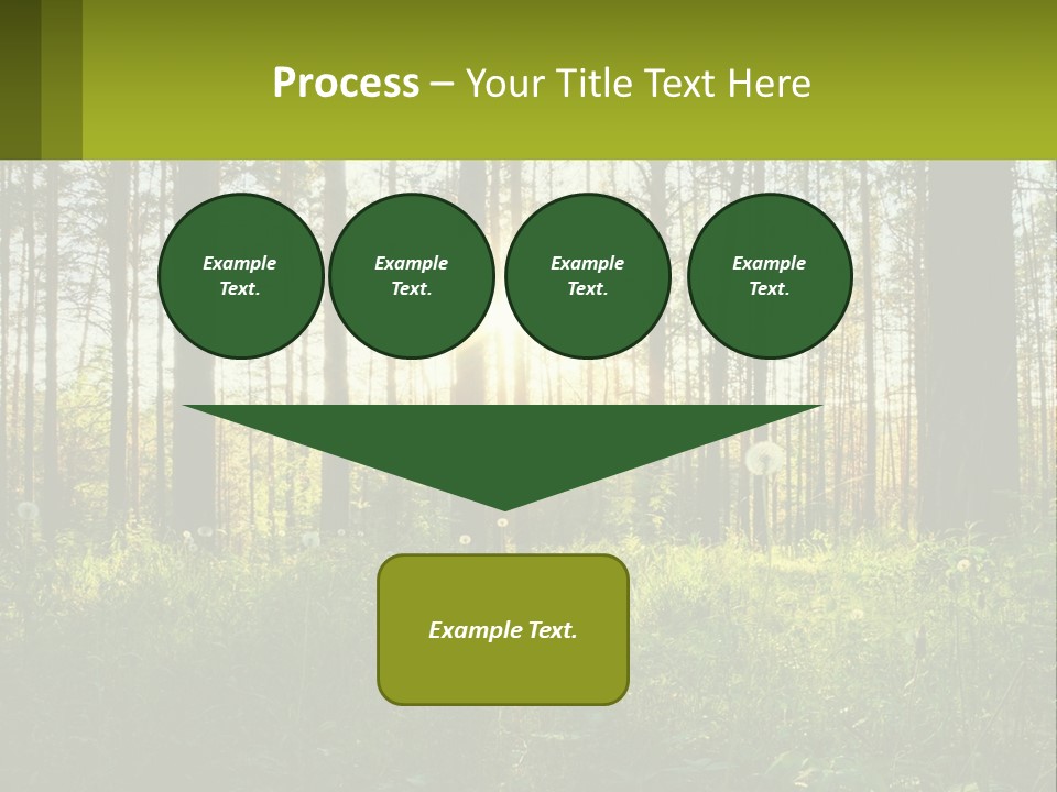 Plant Trees Light PowerPoint Template