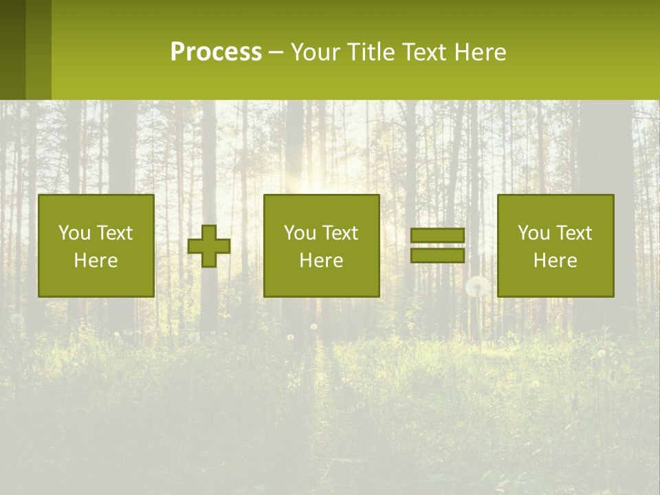 Plant Trees Light PowerPoint Template
