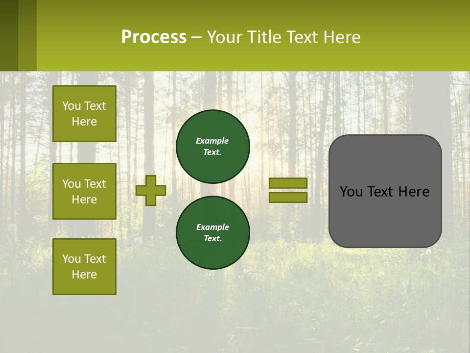 Plant Trees Light PowerPoint Template