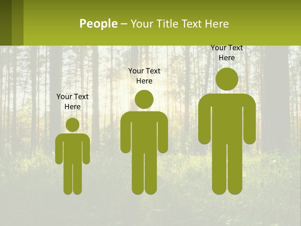 Plant Trees Light PowerPoint Template