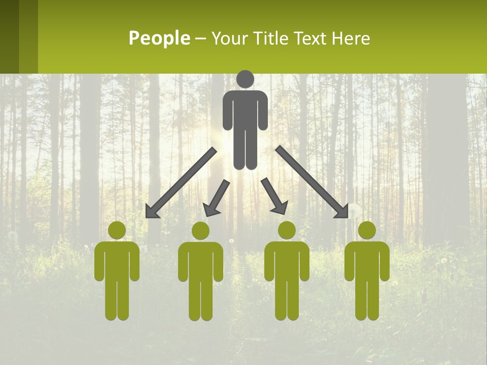 Plant Trees Light PowerPoint Template