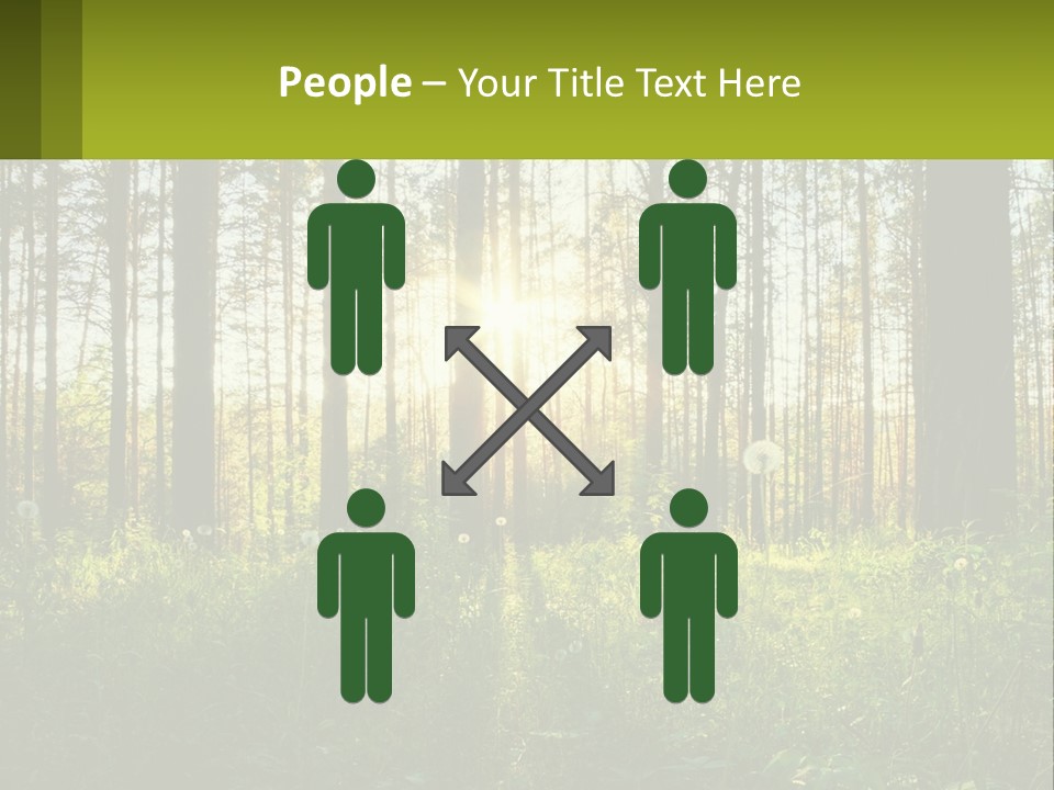 Plant Trees Light PowerPoint Template