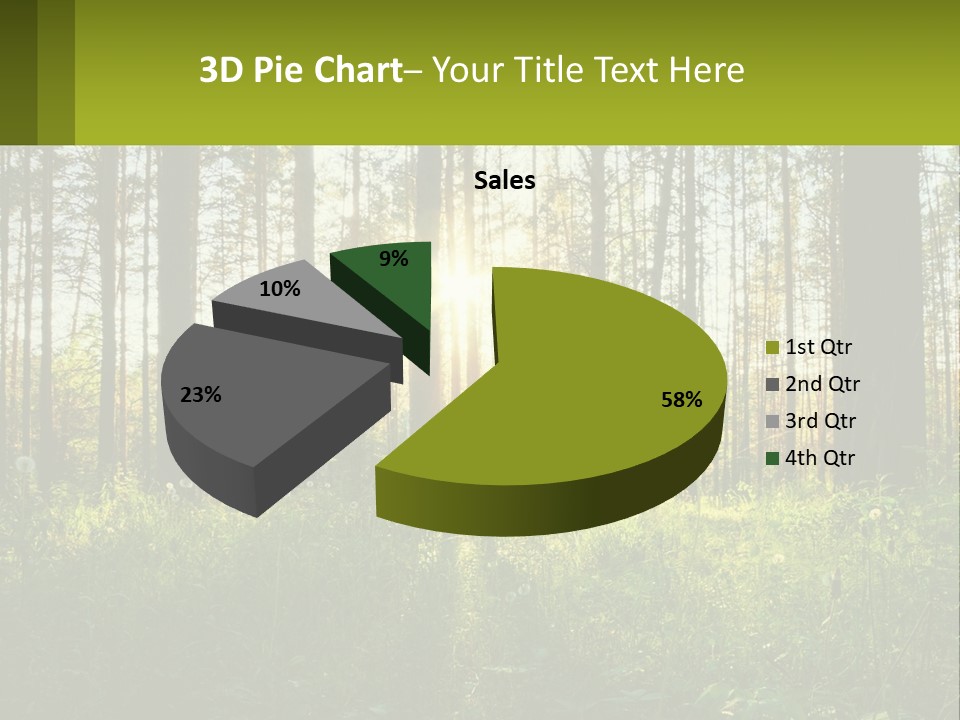 Plant Trees Light PowerPoint Template