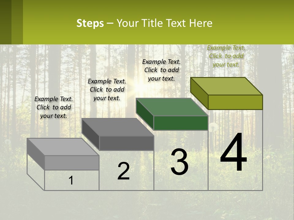 Plant Trees Light PowerPoint Template