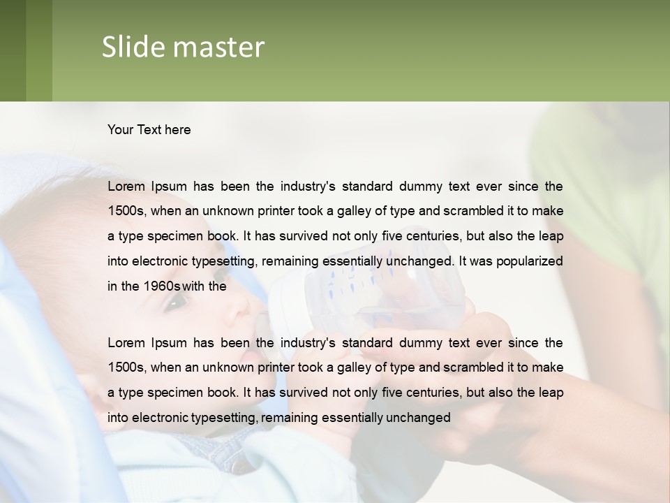 Sitting Face Nutrition PowerPoint Template