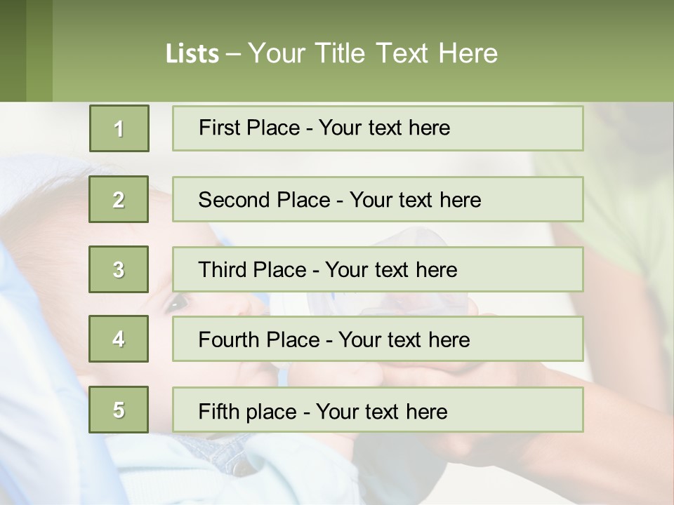 Sitting Face Nutrition PowerPoint Template