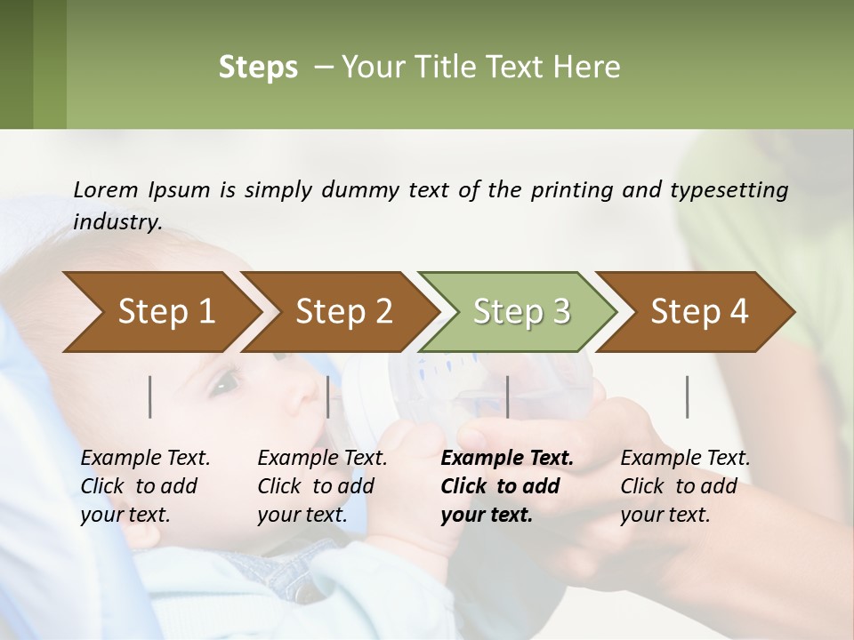 Sitting Face Nutrition PowerPoint Template