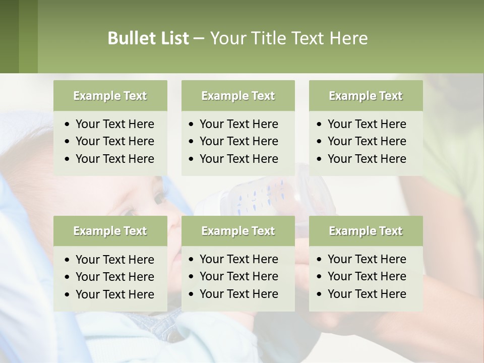 Sitting Face Nutrition PowerPoint Template