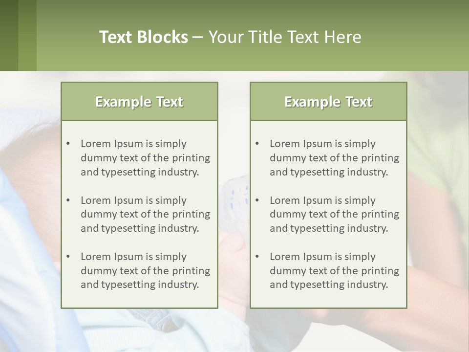 Sitting Face Nutrition PowerPoint Template
