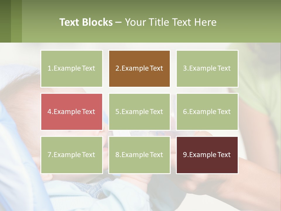 Sitting Face Nutrition PowerPoint Template
