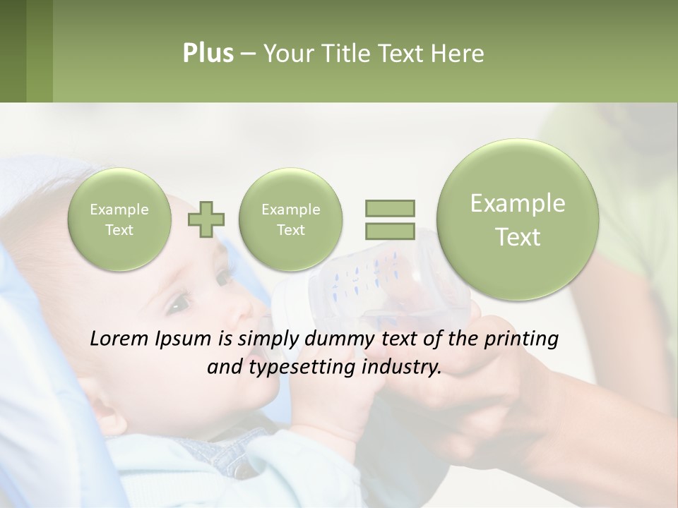 Sitting Face Nutrition PowerPoint Template