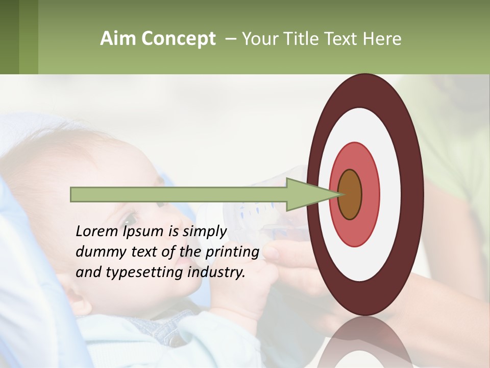 Sitting Face Nutrition PowerPoint Template