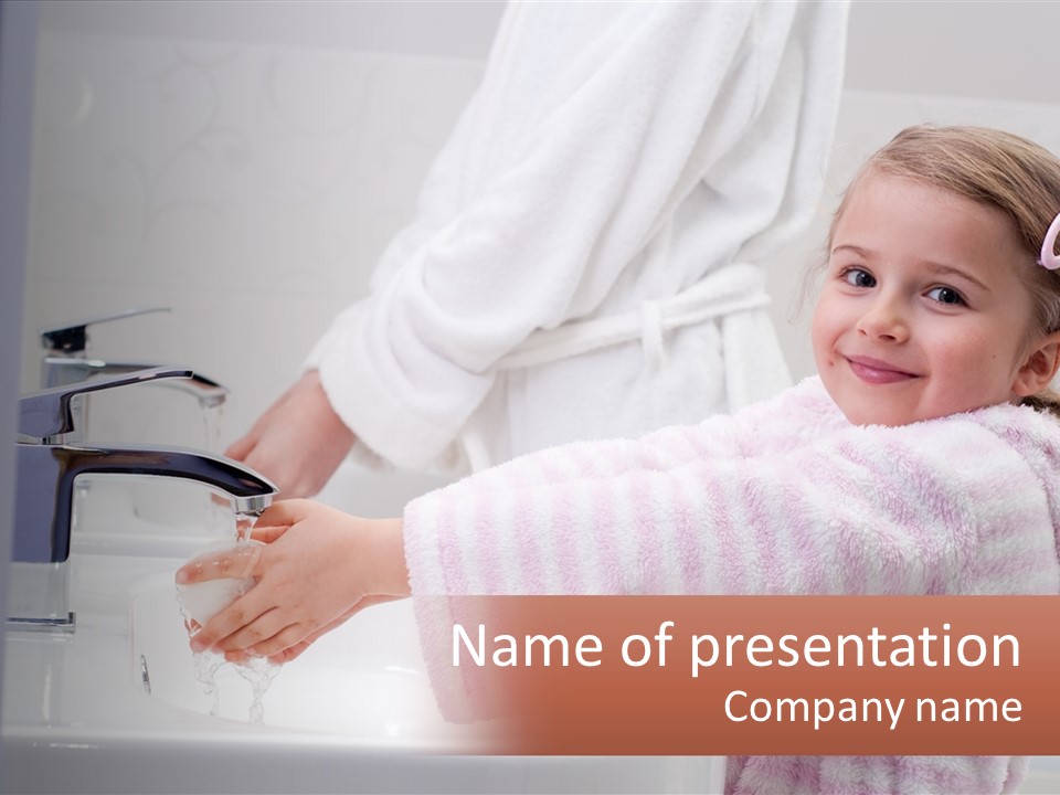 Small Washing Care PowerPoint Template