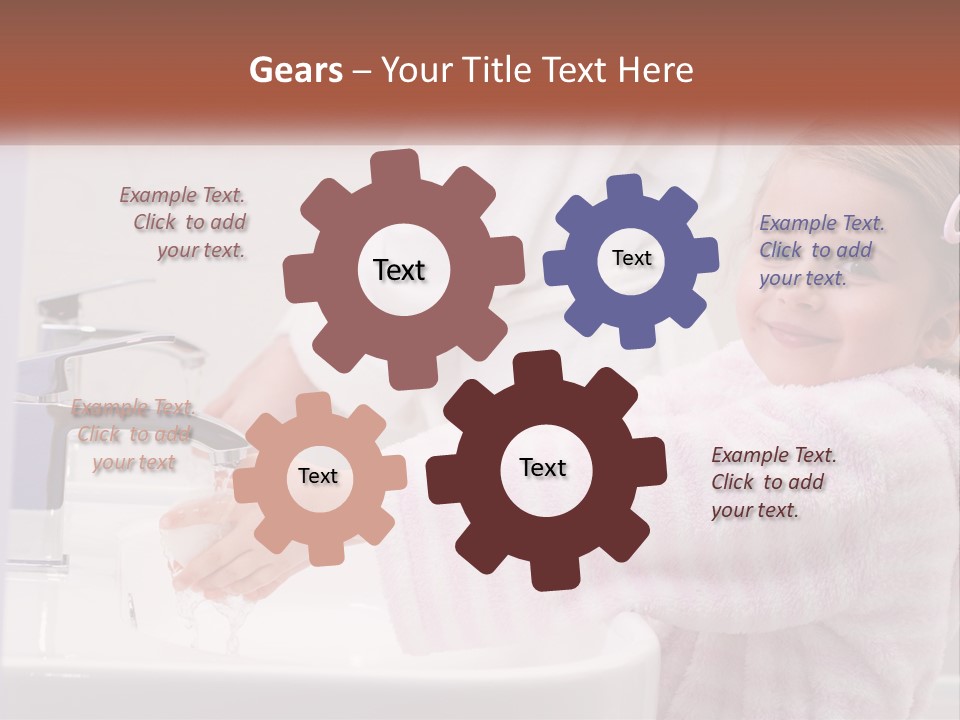 Small Washing Care PowerPoint Template