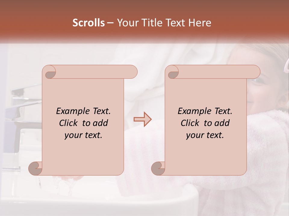 Small Washing Care PowerPoint Template
