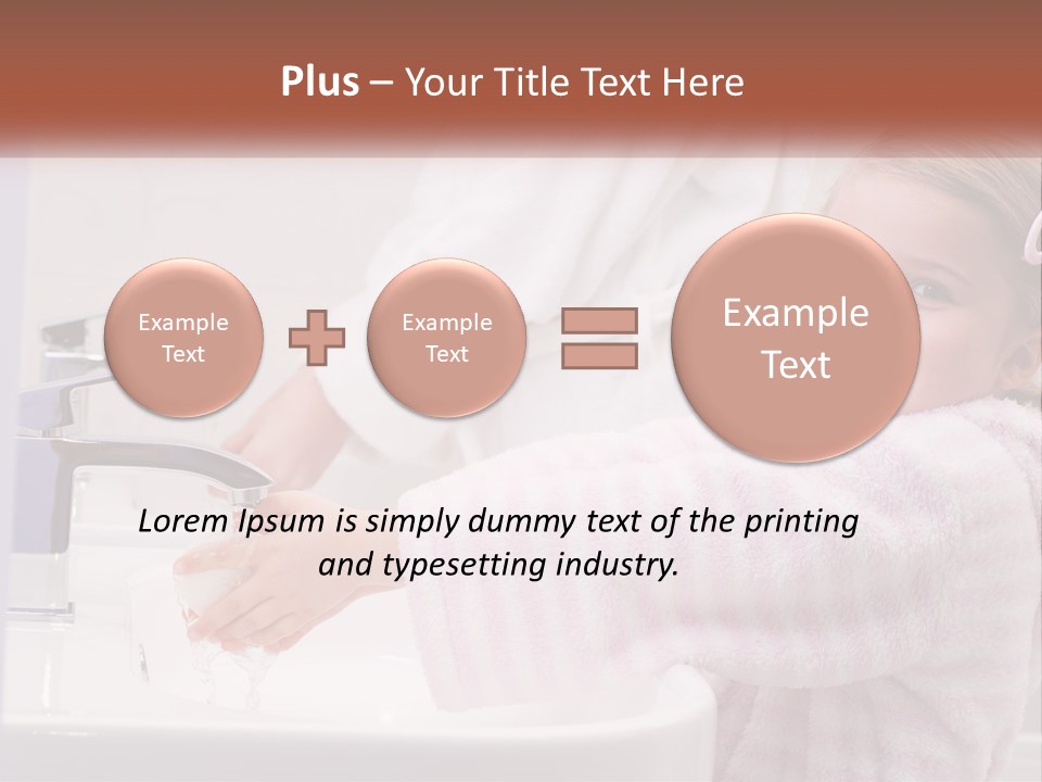 Small Washing Care PowerPoint Template