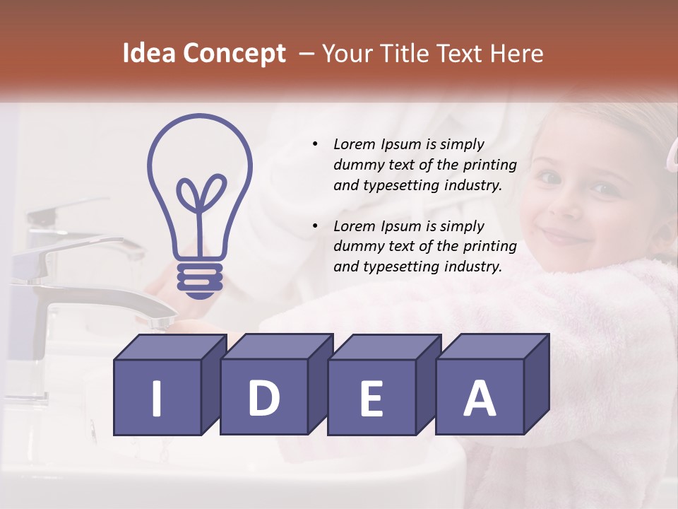 Small Washing Care PowerPoint Template