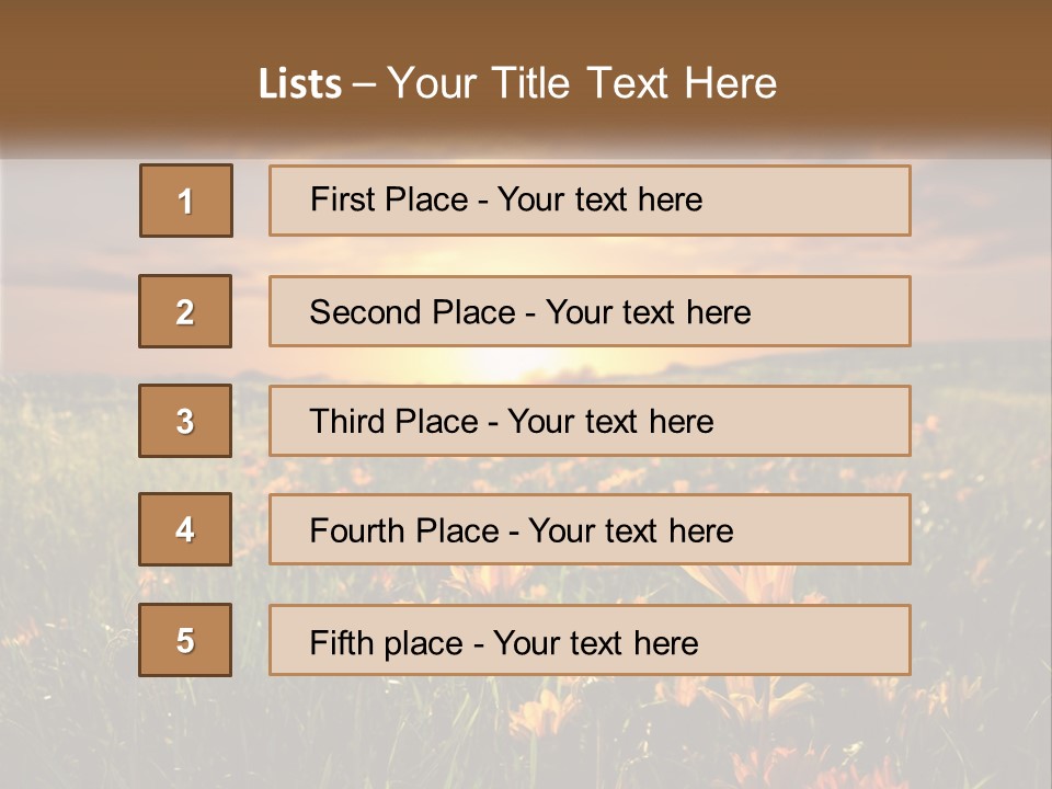 Spring Paradise Nature PowerPoint Template