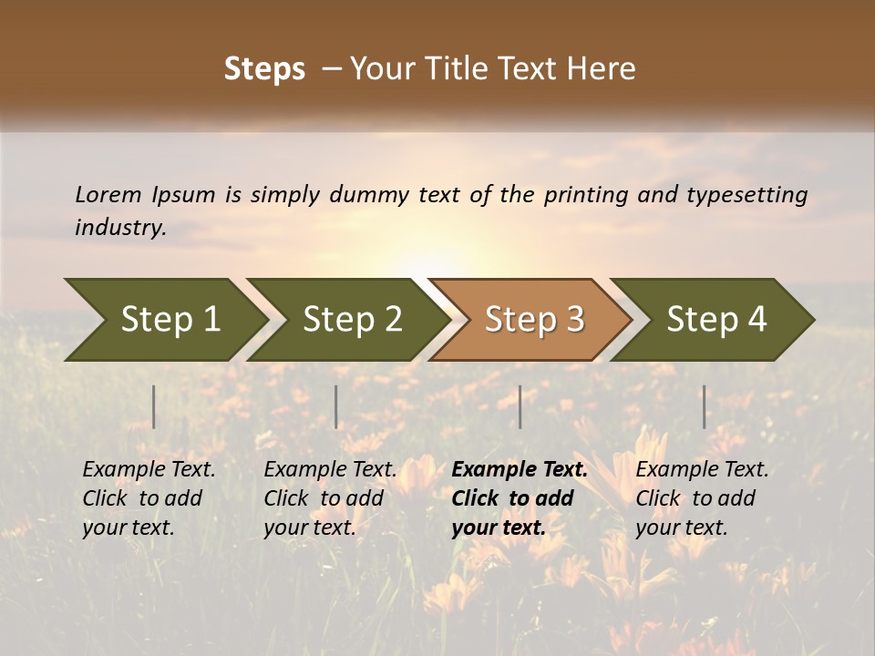 Spring Paradise Nature PowerPoint Template