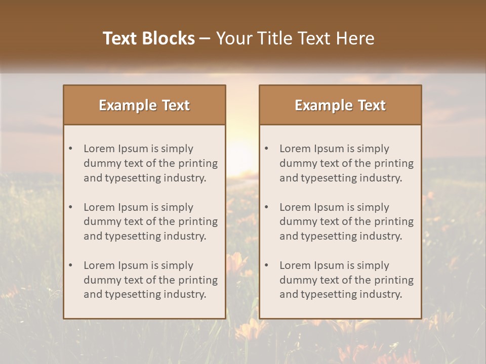 Spring Paradise Nature PowerPoint Template