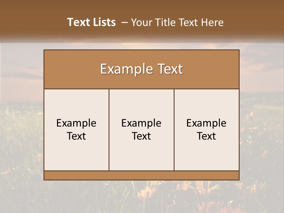 Spring Paradise Nature PowerPoint Template